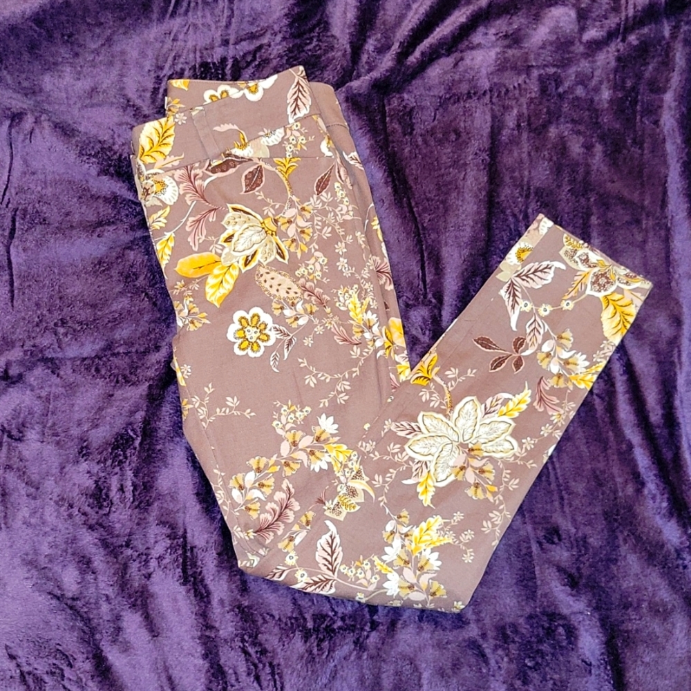 Flower Print Slacks (0)